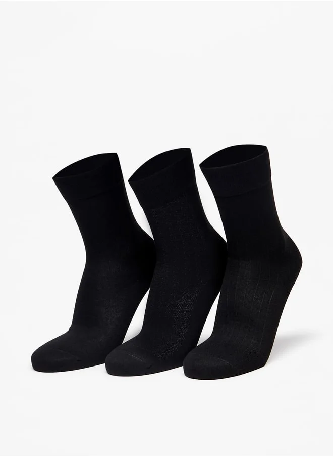 DUCHINI Bamboo Crew Socks - Set of 3
