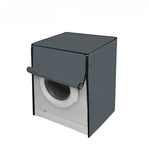 Glory Care Waterproof Front Load Washing Machine Cover Suitable for Samsung 9kg (WW90DG5U24AXTL) UV-Protective, Dustproof, Anti-Slip Polyester, Easy-Clean Zipper (55Dx60Wx85H cm, Grey) - Image 1