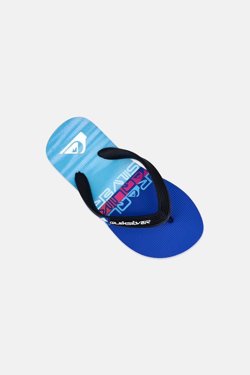 QUIKSILVER نعال أطفال أولاد بشعار العلامة التجارية، متعدد الألوان - Image 3