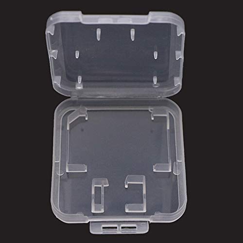 lasenersm 20 Pieces Clear Plastic Memory Card Case Memory Card Case Holder with SD Micro SD T-Flash Card (Only Include Case, Memory Card Not Included) - Image 5