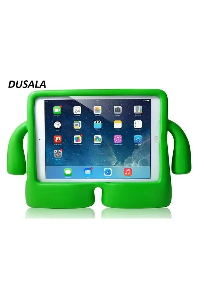 DUSALA Kids Shock‑Proof EVA Case with Handle & Stand for iPad Pro 11 Inch Bright Durable Cover(Green)