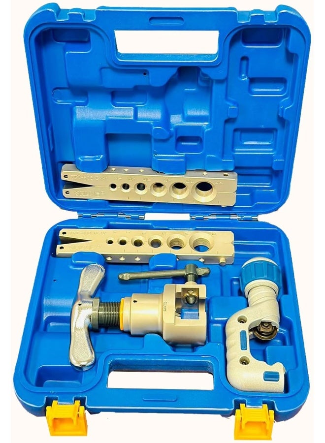 Biella Premium Tools For Precision Hvac Repair: Mis Copper Tube Expander And Eccentric Flare Set - Image 1