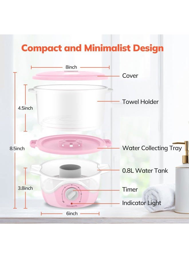 TASALON Mini Hot Towel Warmer for SPA, Towel Heater for Stones and Towels, Esthetician Supplies Towel Warmers for Bathroom, Barber, at Home Salon, Baby Towel Steamer for Facials and Body - Image 5