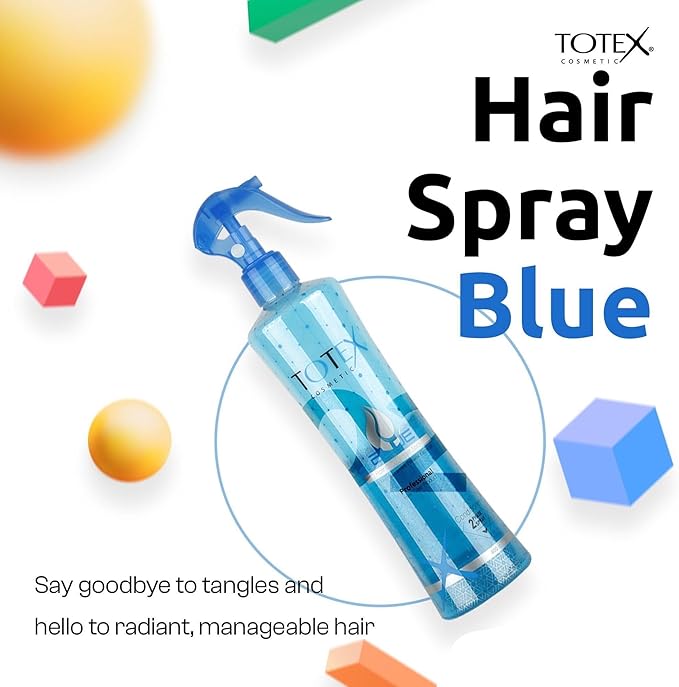 Totex 2 Phase Hair Conditioner Spray Leavein Conditioning Hair For Damaged Hair Formula Untangling Nourishing Moisturizing Blue 400 ml - Image 3