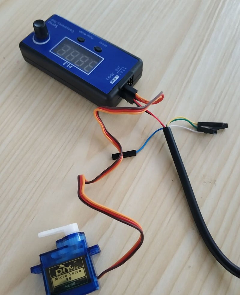 DIYmall HJ Digital RC Servo Tester ESC Consistency Tester Speed Controller for RC Helicopter Airplane Car Motor Throttle Display - Image 3