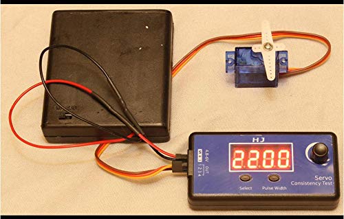 DIYmall HJ Digital RC Servo Tester ESC Consistency Tester Speed Controller for RC Helicopter Airplane Car Motor Throttle Display - Image 4