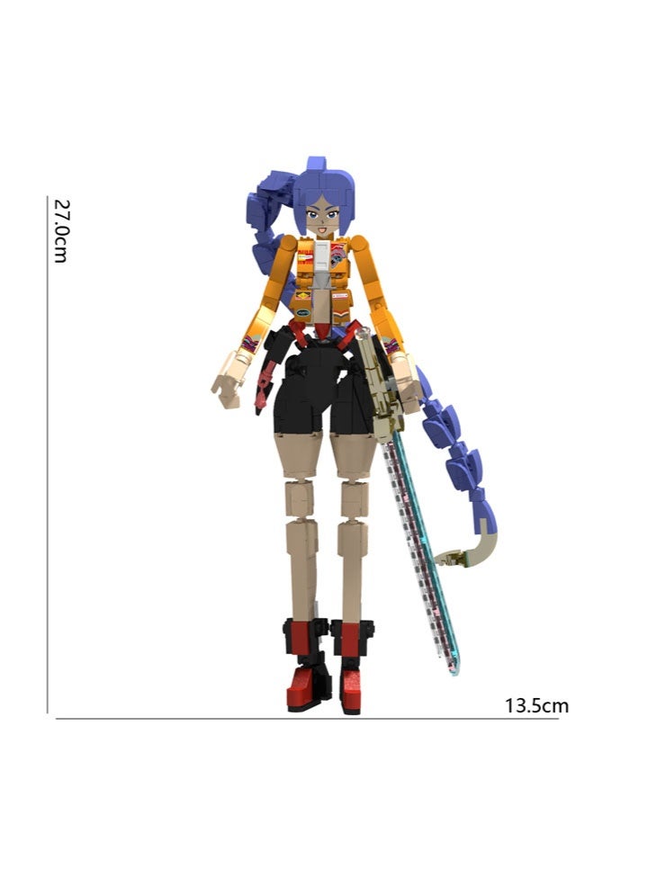 general KPop Demon Hunters Rumi Building Block Model Decoration Children's Educational Toys Assembling Game Gifts for Family and Friends - Image 2