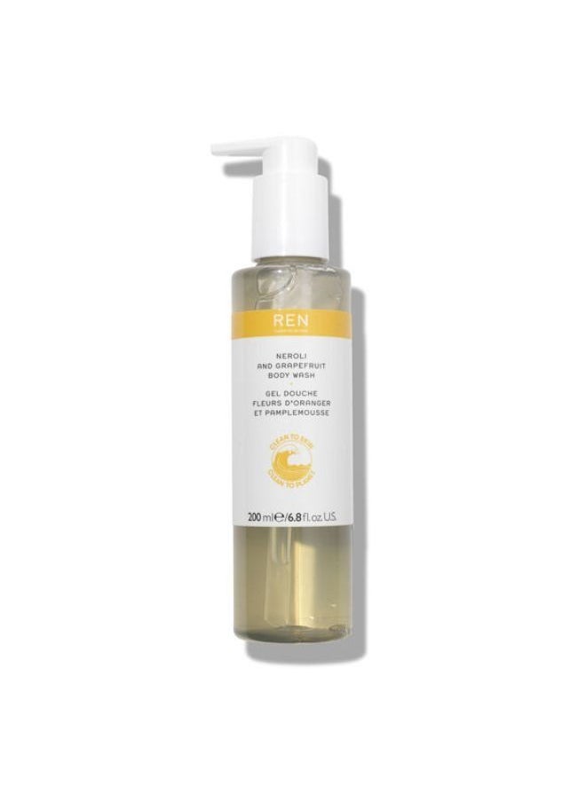 REN CLEAN SKINCARE - NEROLI AND GRAPEFRUIT BODY WASH - Image 1