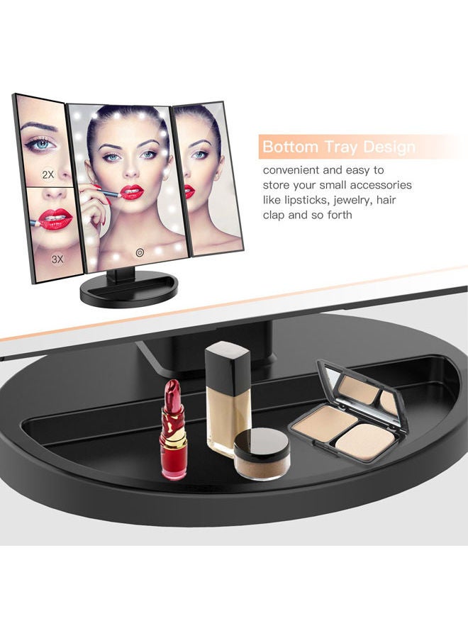 Rock Pow Makeup Vanity Mirror Black - Image 5
