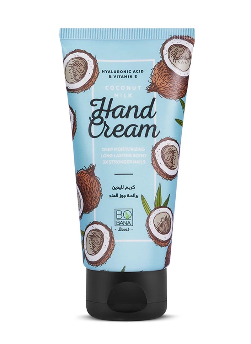 BOBANA Coconut Milk Hand Cream with Hyaluronic Acid & Vitamin E 50ml 