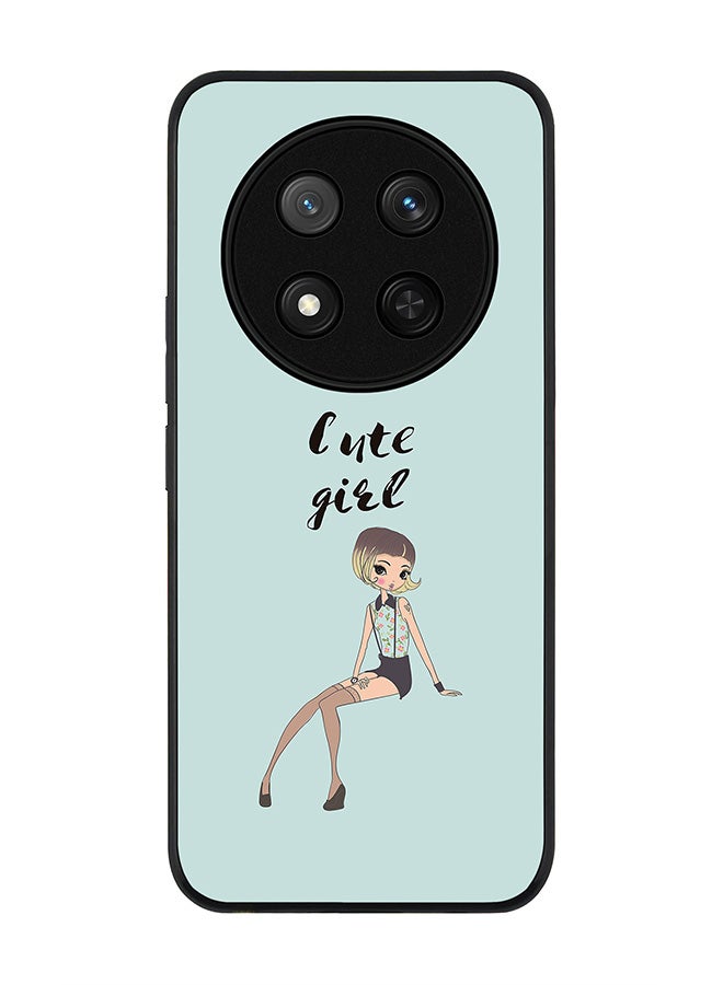 Stylizedd For Honor X9c / Honor Magic7 Lite 5G Case,Slim fit Camera Protection, Shockproof Thin Phone cover  - Shy Cute Girl - Image 1