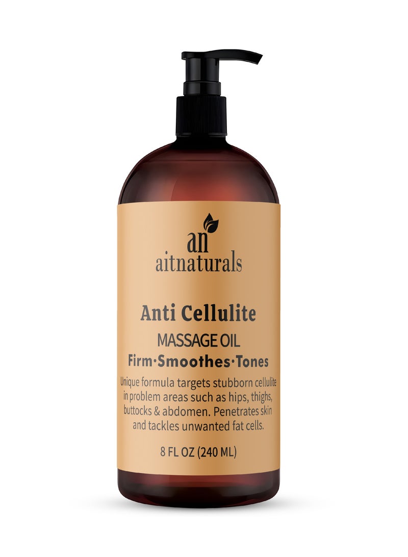 ايه آي تي ناتشورالز زيت تدليك مضاد للسيلوليت بتركيبة شد وتهدئة وتقوية - 240 مل - Image 1