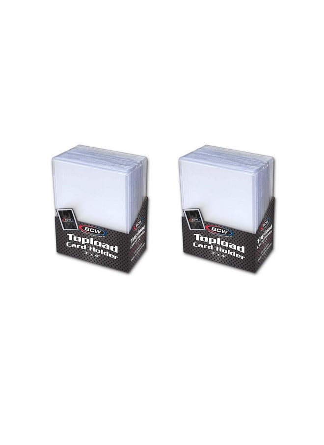BCW - 3X4 Premium Topload Card Holder 50 Ct - Image 1