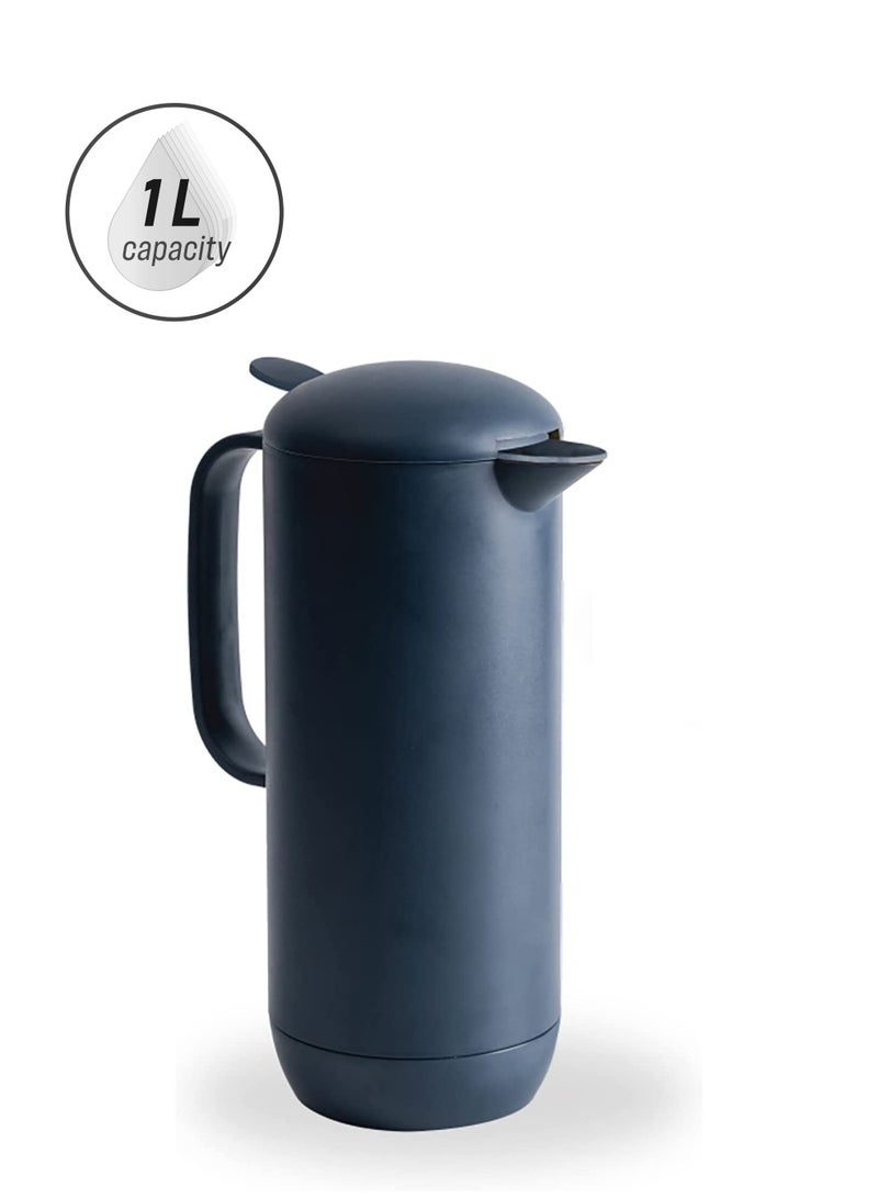 BLACKSTONE Leakproof Vacuum Flask 1L Blue - Image 1