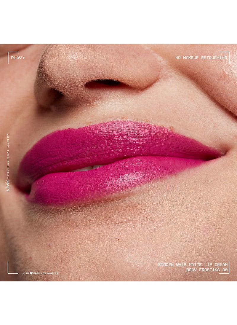 NYX PROFESSIONAL MAKEUP - Smooth Whip Matte Lip Cream - Bday Frosting - Image 1