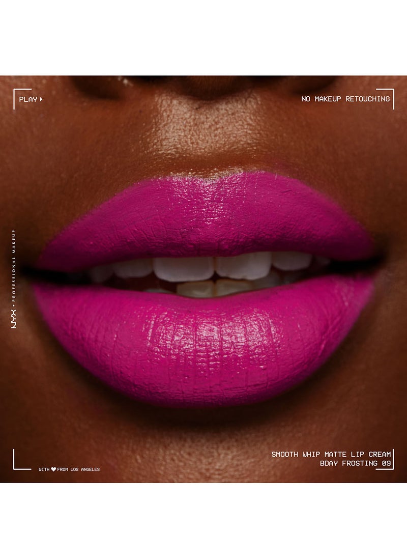 NYX PROFESSIONAL MAKEUP - Smooth Whip Matte Lip Cream - Bday Frosting - Image 1