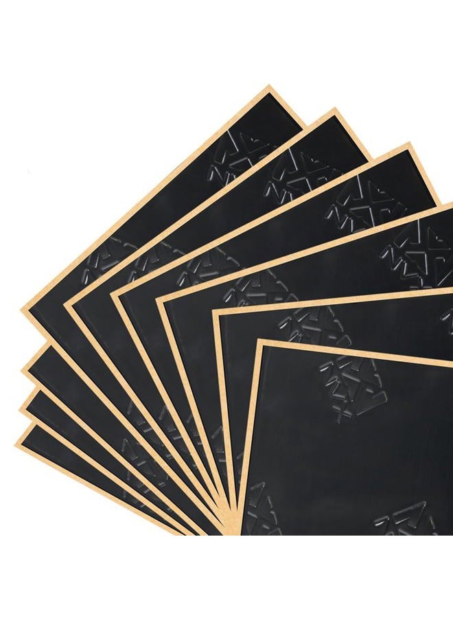 NVX Stealth Black SDBBP40 90 mil Thick 36 sqft. Car Sound Damping Mat, Butyl Automotive Sound Deadener, Audio Noise Vibration Insulation and Dampening (Nine 18” x 32” Sheets) - Bulk Pack - Image 1