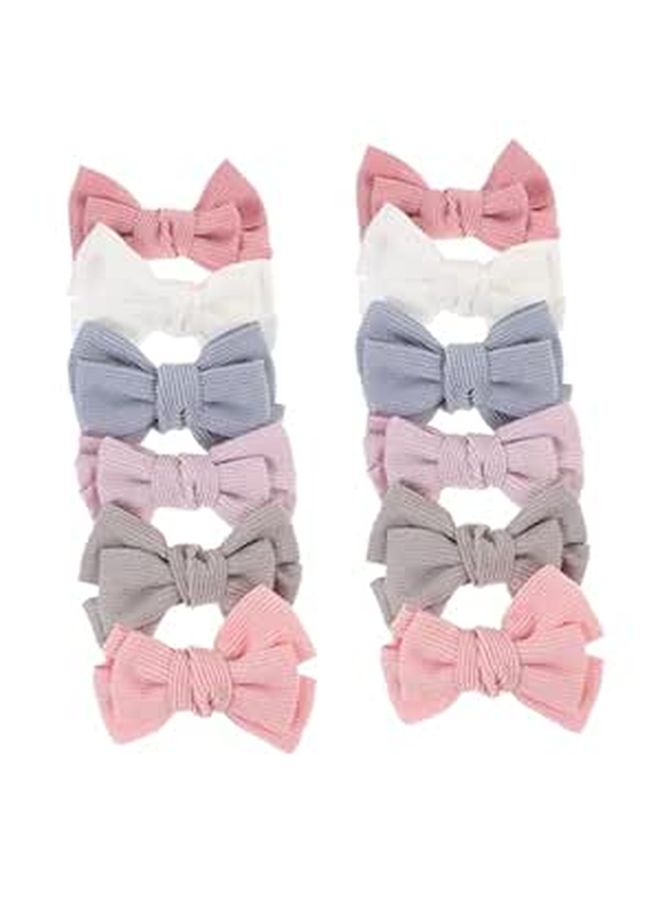 12 Pcs Girls Bow Headbands Hair Bows For Kids DIY Stylish Hair Accessories - Image 1