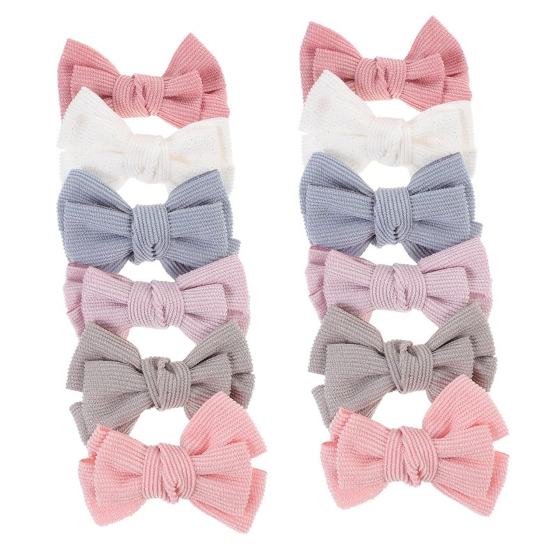 12 Pcs Girls Bow Headbands Hair Bows For Kids DIY Stylish Hair Accessories - Image 2