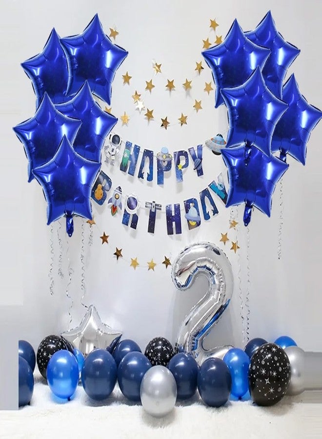 TONIFUL 30Pcs 18 Inch Navy Blue Star Shape Foil Balloons Big Dark Blue Stars Helium Mylar Ballons for Birthday Wedding Baby Shower Anniversary Engagement Party Decorations Suppliess - Image 5