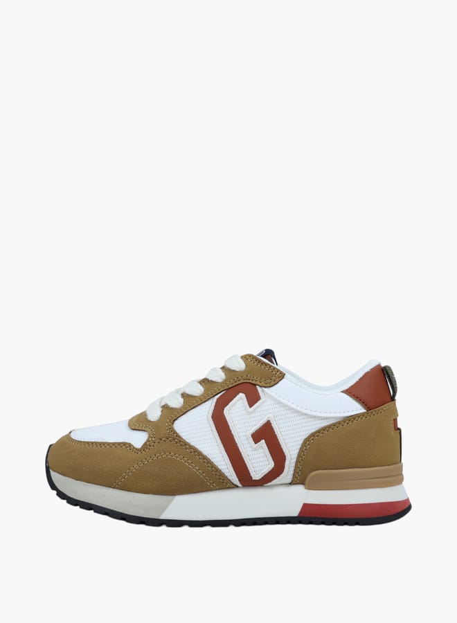 GAP Boys' Panelled Sneakers with Lace-Up Closure - NEW YORK II  - Image 1