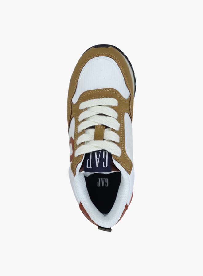 GAP Boys' Panelled Sneakers with Lace-Up Closure - NEW YORK II  - Image 4