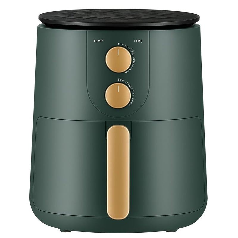 IUIPI Air Fryer, 4.5L, 1400 Watts, Dual-Knob Control, 21 Quick Cooking Guides, 1 Year Warranty - Image 1