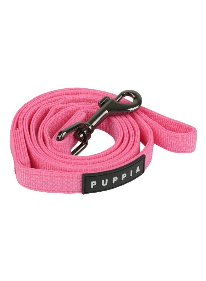 بوبيا PUPPIA مقود كلاب ثنائي اللون قوي ومتين ومريح في الإمساك به للتدريب على المشي للكلاب الصغيرة والمتوسطة، وردي، كبير - Image 3