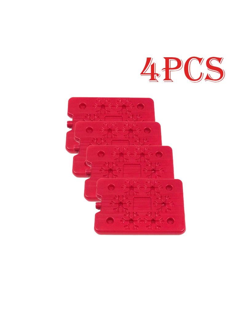 general 4 Pieces Ice Packs For Lunch Box Reusable Ultra Thin Freezer Packs Long Lasting For Coolers Cooler Bag For Work School Picnic Or Camping Keep Food Fresh Lightweight Design For Easy Carrying - Image 1