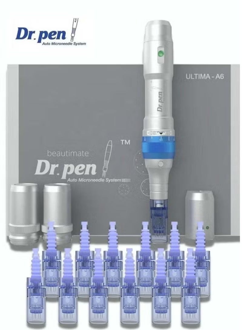 Dr.pen A6 Original Micro-needle Pen Electric Cordless Professional Skin Care Set, Contains 10 pcs 36 needles - Image 1