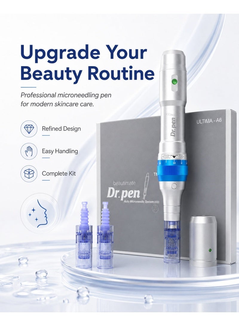 Dr.pen A6 Original Micro-needle Pen Electric Cordless Professional Skin Care Set, Contains 10 pcs 36 needles - Image 4
