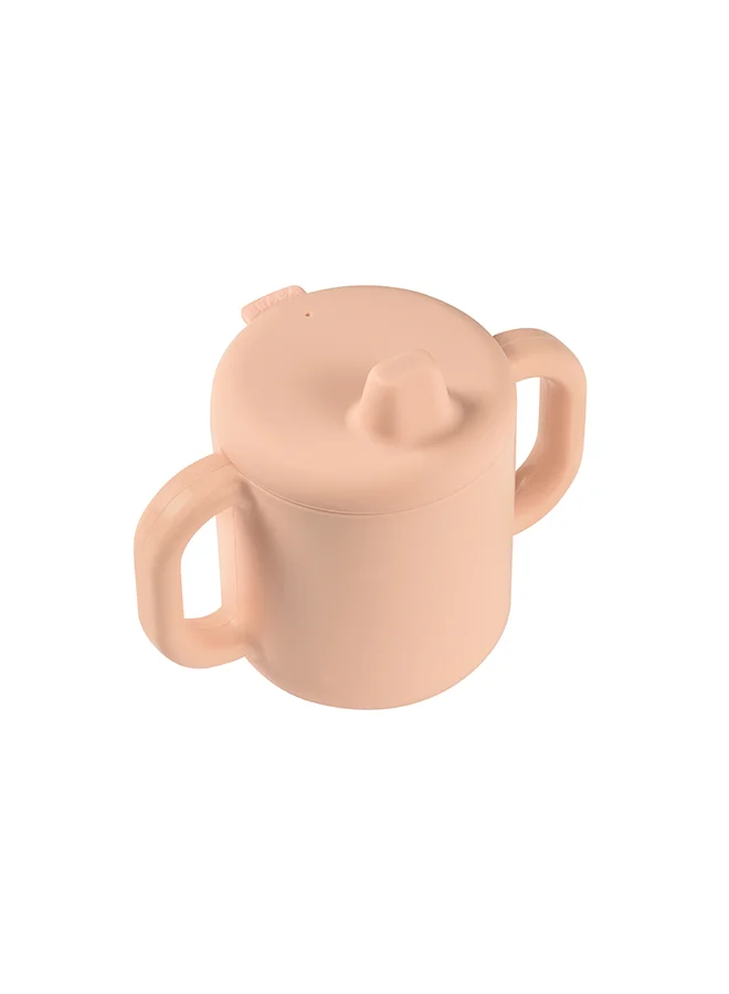BEABA Silicone Learning Cup Pink