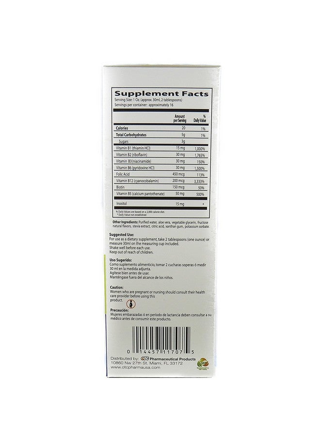 Neurobion Vitamin B12 Complex 16 Oz Liquid Citrus Flavor 2 Pack - Image 4