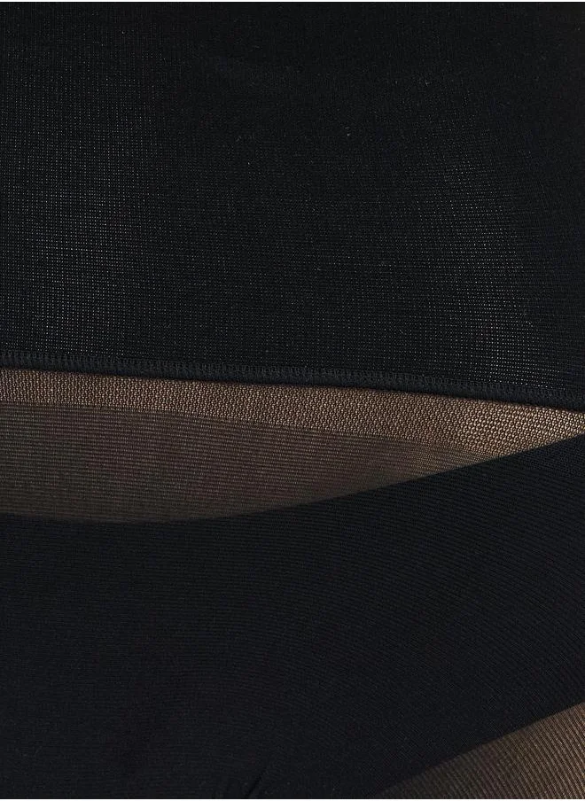 Styli Styli Solid Stockings with Elasticated Waistband
