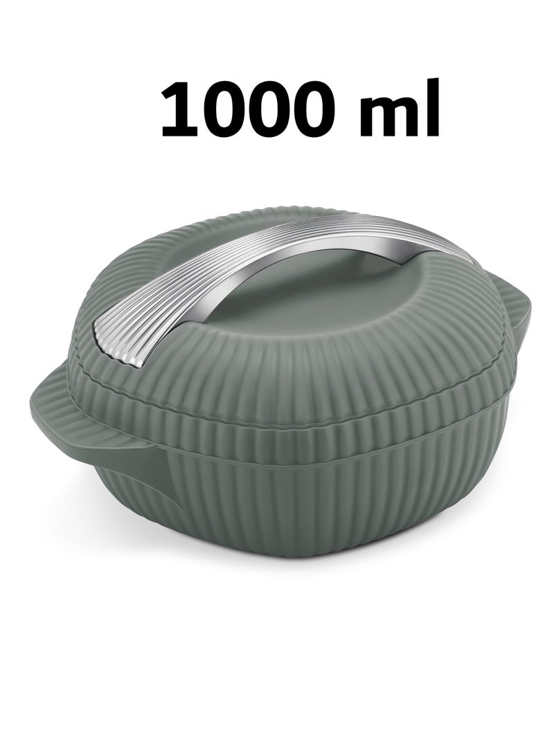 Badraig Set of 3 Inner Stainless Steel Hotpot (500 ml, 1000 ml, 1500 ml) Dark Grey/Silver - Image 3