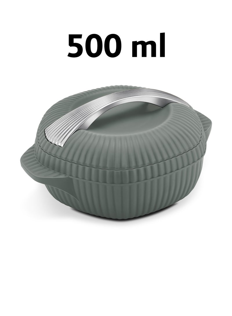 Badraig Set of 3 Inner Stainless Steel Hotpot (500 ml, 1000 ml, 1500 ml) Dark Grey/Silver - Image 4