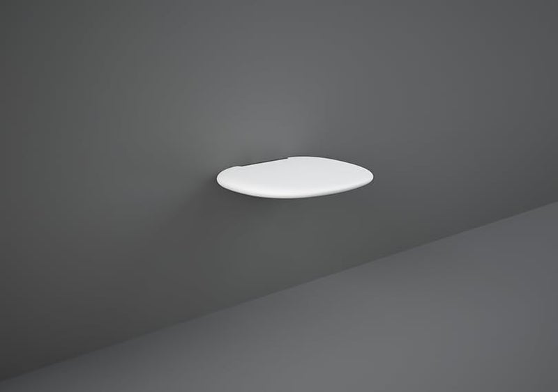 RAK CERAMICS Foldable Shower Seat in Matt White - Image 1