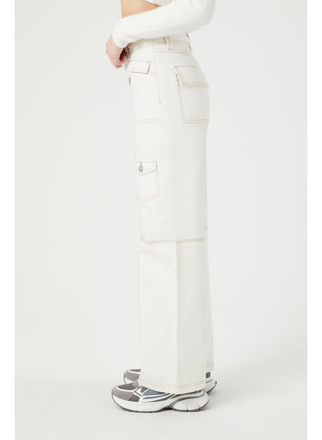 FOREVER 21 Straight-Leg Cargo Pants - Image 3
