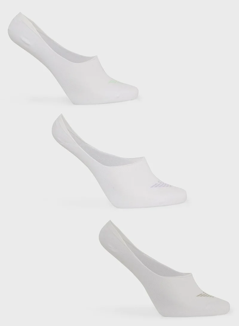 EMPORIO ARMANI 3 Pack Assorted Socks