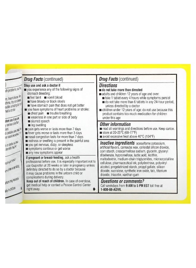 Advil Advil, Allergy & Congestion Relief, 20 Coated Tablets - Image 3