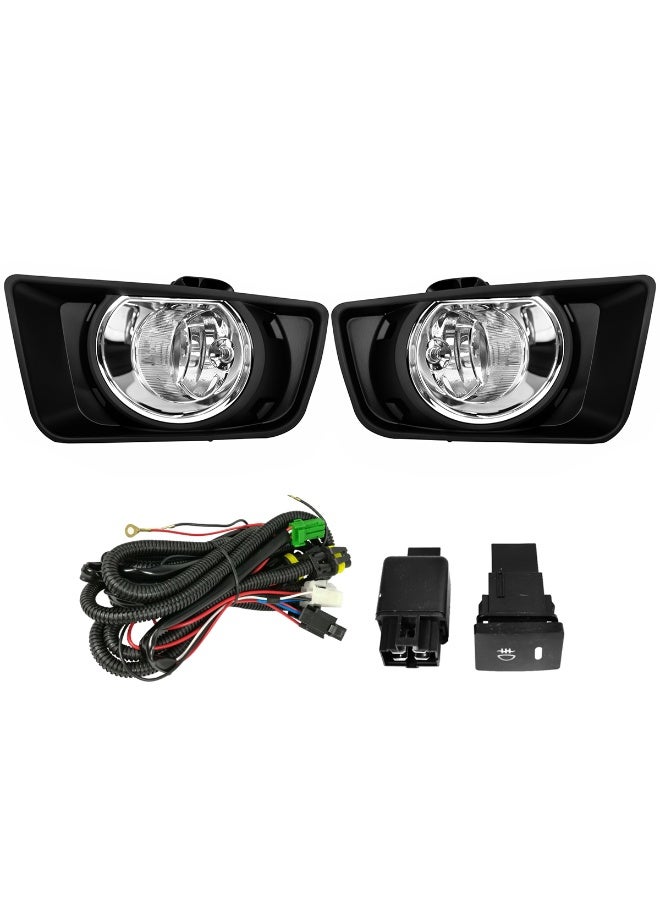 Kashafi HX2016TY Fog Light Fog Lamp Kit for Toyota Hilux 2016, OE Fitment Front Bumper Fog Lamps, H16 12V 28W Halogen Bulbs, Clear PC Lens, IP67 Waterproof Housing, Dustproof, High Visibility, Plug and Play Wiring Harness, Relay Switch, Direct Replacement Set - Image 3
