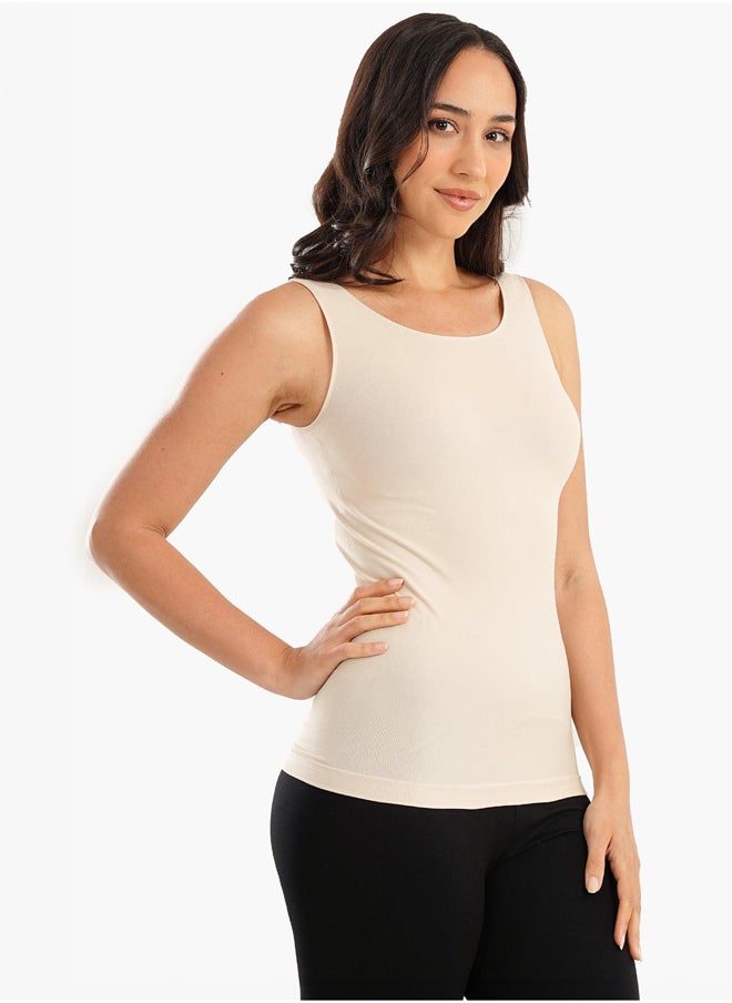 Carina - Microfiber Sleeveless Tank Top - Image 1