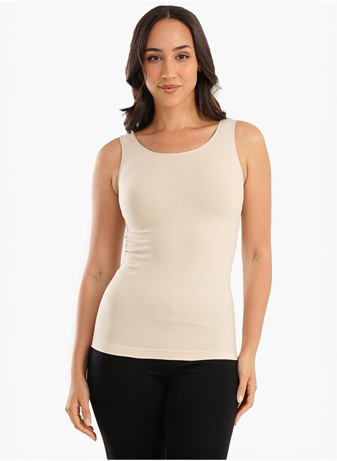 Carina - Microfiber Sleeveless Tank Top - Image 1
