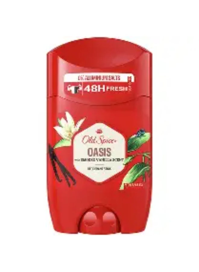 Old Spice Oasis 48h Deodorant Stick with Smoked Vanilla Scent 50ml