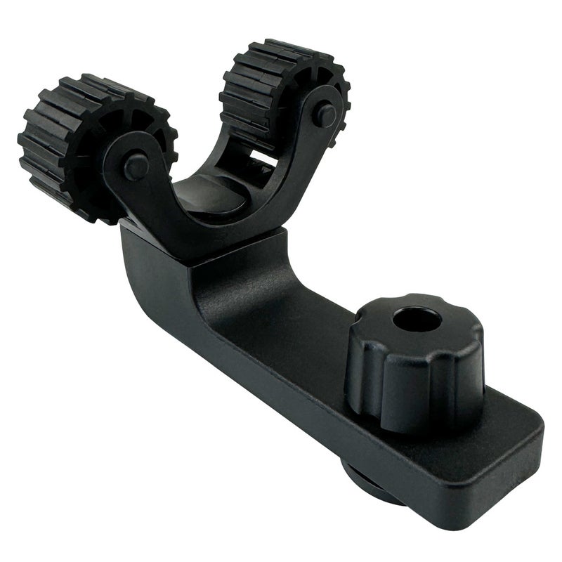 Cross-border in stock canoe paddle bracket track bracket fishing rod bracket rubber boat fishing boat kayak accessories(Adjustable roller paddle clamp) - Image 1