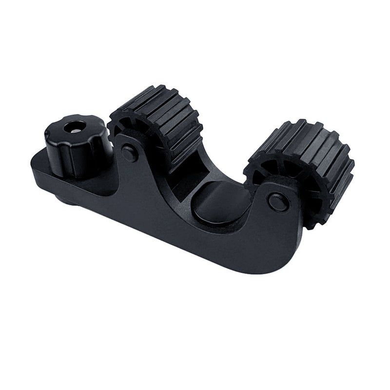 Cross-border in stock canoe paddle bracket track bracket fishing rod bracket rubber boat fishing boat kayak accessories(Adjustable roller paddle clamp) - Image 3