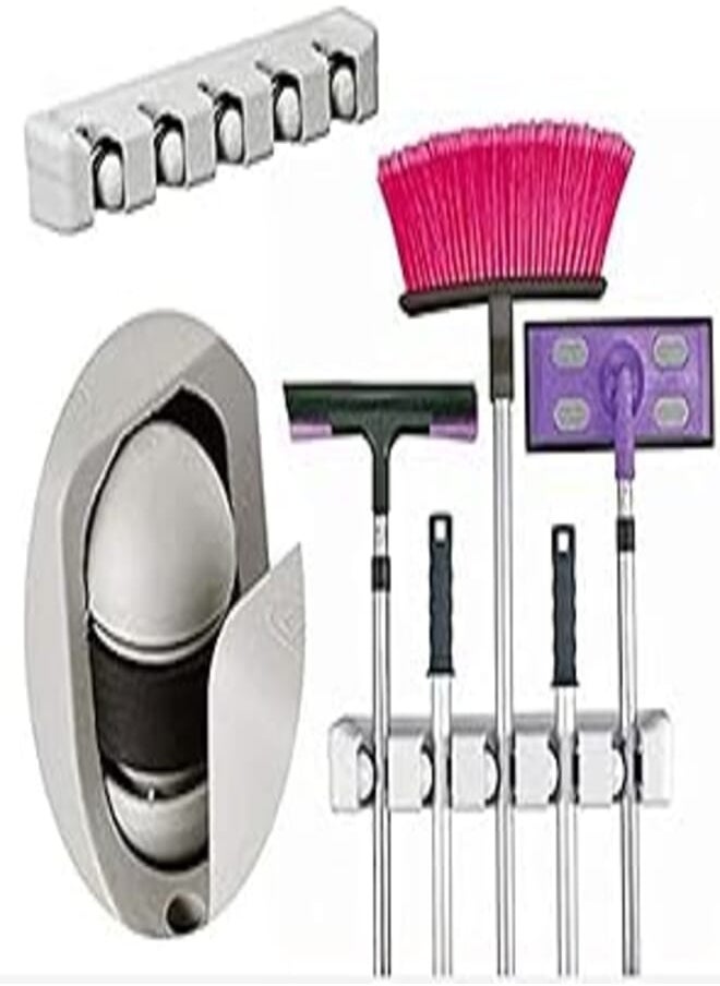 Generic Mop and Broom Holder Wall Mount 