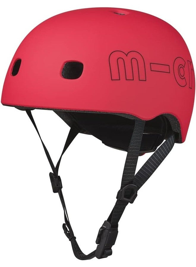 Micro Micro PC Red Kids Helmet (Medium) | Kids Helmet | Kick Scooter Helmets | Sports Helmet for Kids | Helmet with Adjustable Straps | Riding Kids Helmet | Kids Safety | Helmet for Kids  - Image 3