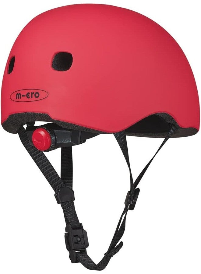 Micro Micro PC Red Kids Helmet (Medium) | Kids Helmet | Kick Scooter Helmets | Sports Helmet for Kids | Helmet with Adjustable Straps | Riding Kids Helmet | Kids Safety | Helmet for Kids  - Image 4