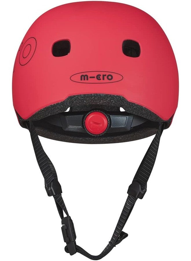 Micro Micro PC Red Kids Helmet (Medium) | Kids Helmet | Kick Scooter Helmets | Sports Helmet for Kids | Helmet with Adjustable Straps | Riding Kids Helmet | Kids Safety | Helmet for Kids  - Image 2